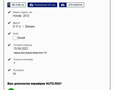 Хонда Діо, об'ємом двигуна 0.1 л та пробігом 26 тис. км за 1400 $, фото 7 на Automoto.ua