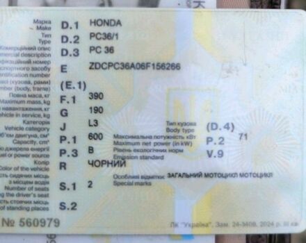 Хонда Другая, объемом двигателя 0.6 л и пробегом 0 тыс. км за 2299 $, фото 7 на Automoto.ua