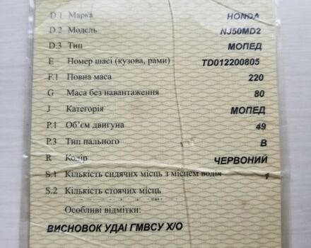 Хонда Другая, объемом двигателя 50 л и пробегом 0 тыс. км за 16400 $, фото 7 на Automoto.ua