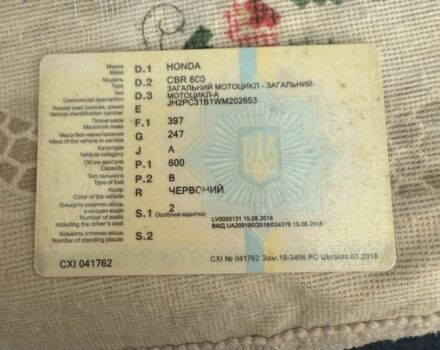 Хонда Другая, объемом двигателя 0.6 л и пробегом 0 тыс. км за 2300 $, фото 5 на Automoto.ua