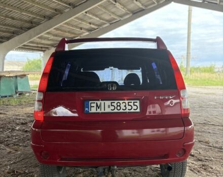 Красный Хонда ХРВ, объемом двигателя 1.6 л и пробегом 250 тыс. км за 3100 $, фото 4 на Automoto.ua