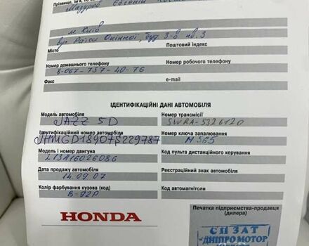 Черный Хонда Джаз, объемом двигателя 1.4 л и пробегом 250 тыс. км за 4999 $, фото 13 на Automoto.ua