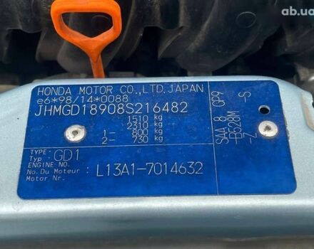 Хонда Джаз, объемом двигателя 1.4 л и пробегом 114 тыс. км за 6699 $, фото 11 на Automoto.ua