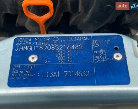 Синий Хонда Джаз, объемом двигателя 1.4 л и пробегом 114 тыс. км за 6699 $, фото 11 на Automoto.ua