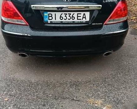 Черный Хонда Легенд, объемом двигателя 3.5 л и пробегом 210 тыс. км за 3500 $, фото 3 на Automoto.ua