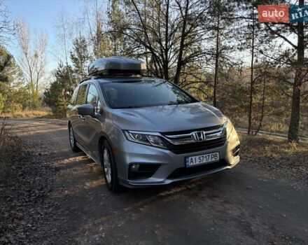 Серый Хонда Одиссей, объемом двигателя 3.47 л и пробегом 117 тыс. км за 22500 $, фото 1 на Automoto.ua