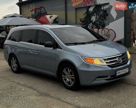 Синий Хонда Одиссей, объемом двигателя 3.47 л и пробегом 392 тыс. км за 14999 $, фото 1 на Automoto.ua