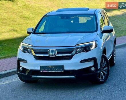 Белый Хонда Пилот, объемом двигателя 3.47 л и пробегом 151 тыс. км за 27000 $, фото 1 на Automoto.ua