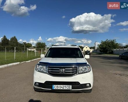 Белый Хонда Пилот, объемом двигателя 3.47 л и пробегом 175 тыс. км за 15200 $, фото 1 на Automoto.ua