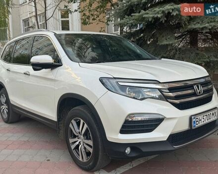Белый Хонда Пилот, объемом двигателя 3 л и пробегом 168 тыс. км за 22499 $, фото 1 на Automoto.ua