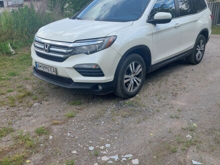 Білий Хонда Пілот, об'ємом двигуна 3.47 л та пробігом 115 тис. км за 18000 $, фото 1 на Automoto.ua