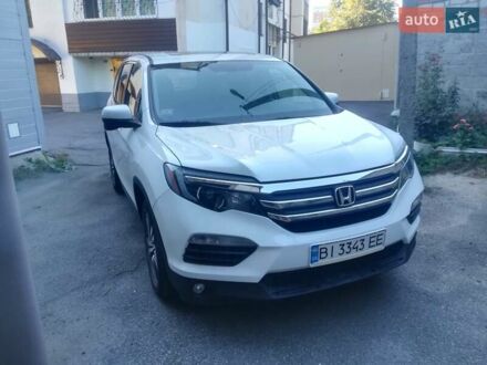 Белый Хонда Пилот, объемом двигателя 3.47 л и пробегом 189 тыс. км за 23500 $, фото 1 на Automoto.ua