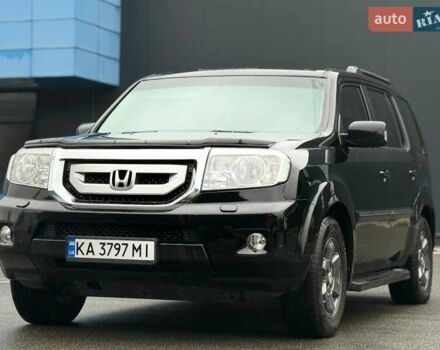 Черный Хонда Пилот, объемом двигателя 3.47 л и пробегом 296 тыс. км за 10600 $, фото 1 на Automoto.ua