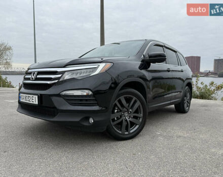 Черный Хонда Пилот, объемом двигателя 3.47 л и пробегом 162 тыс. км за 22000 $, фото 2 на Automoto.ua