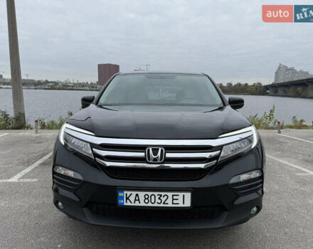 Черный Хонда Пилот, объемом двигателя 3.47 л и пробегом 162 тыс. км за 22000 $, фото 1 на Automoto.ua
