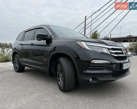 Черный Хонда Пилот, объемом двигателя 3.47 л и пробегом 162 тыс. км за 22000 $, фото 3 на Automoto.ua