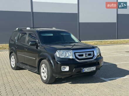 Черный Хонда Пилот, объемом двигателя 3.47 л и пробегом 307 тыс. км за 12200 $, фото 1 на Automoto.ua