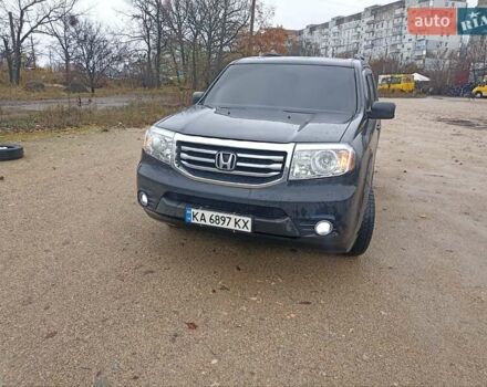 Черный Хонда Пилот, объемом двигателя 3.47 л и пробегом 242 тыс. км за 11500 $, фото 1 на Automoto.ua