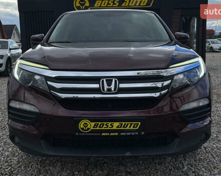 Красный Хонда Пилот, объемом двигателя 3.47 л и пробегом 246 тыс. км за 17300 $, фото 1 на Automoto.ua