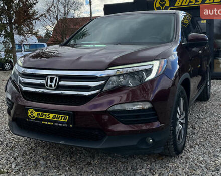 Красный Хонда Пилот, объемом двигателя 3.47 л и пробегом 246 тыс. км за 17300 $, фото 2 на Automoto.ua