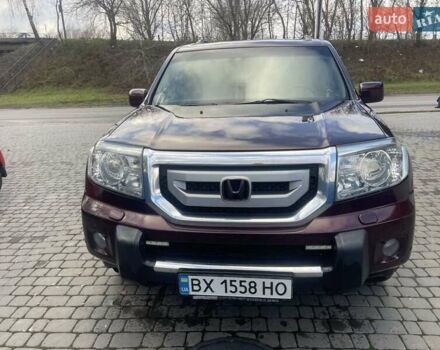 Красный Хонда Пилот, объемом двигателя 3.47 л и пробегом 350 тыс. км за 11500 $, фото 1 на Automoto.ua