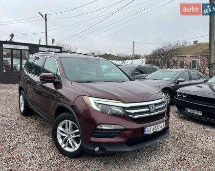 Красный Хонда Пилот, объемом двигателя 3.47 л и пробегом 179 тыс. км за 19999 $, фото 1 на Automoto.ua