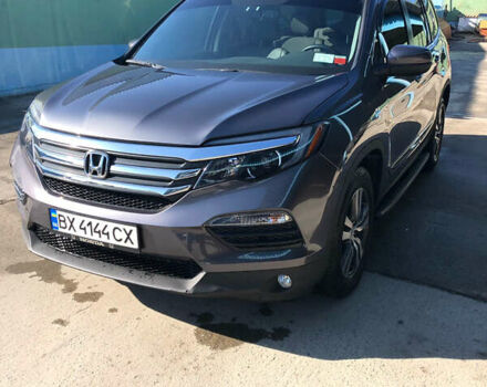 Серый Хонда Пилот, объемом двигателя 3.47 л и пробегом 155 тыс. км за 22000 $, фото 5 на Automoto.ua