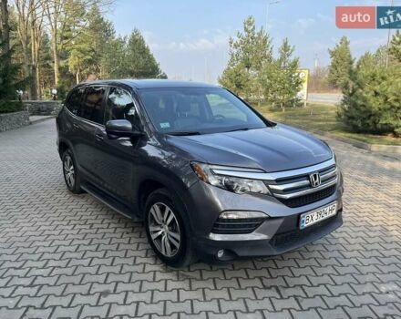 Серый Хонда Пилот, объемом двигателя 3.47 л и пробегом 184 тыс. км за 18500 $, фото 14 на Automoto.ua