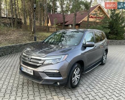 Серый Хонда Пилот, объемом двигателя 3.47 л и пробегом 184 тыс. км за 18500 $, фото 1 на Automoto.ua