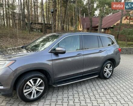 Серый Хонда Пилот, объемом двигателя 3.47 л и пробегом 184 тыс. км за 18500 $, фото 2 на Automoto.ua