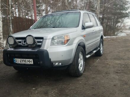 Серый Хонда Пилот, объемом двигателя 3.5 л и пробегом 138 тыс. км за 9967 $, фото 1 на Automoto.ua