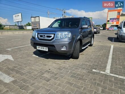 Серый Хонда Пилот, объемом двигателя 3.5 л и пробегом 370 тыс. км за 9800 $, фото 1 на Automoto.ua