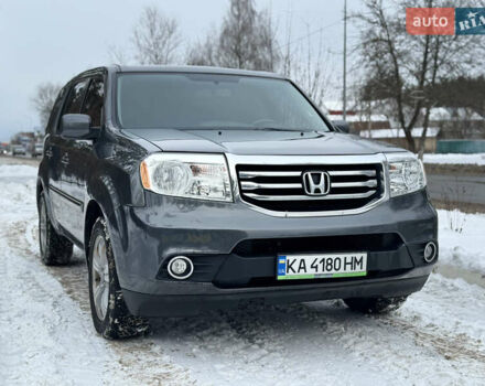Серый Хонда Пилот, объемом двигателя 3.5 л и пробегом 218 тыс. км за 12500 $, фото 1 на Automoto.ua