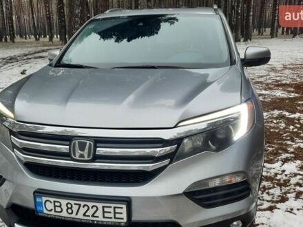 Серый Хонда Пилот, объемом двигателя 3.47 л и пробегом 71 тыс. км за 25800 $, фото 1 на Automoto.ua