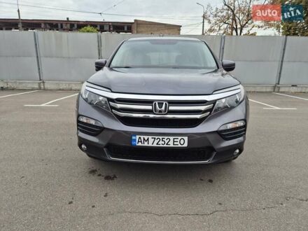 Серый Хонда Пилот, объемом двигателя 3.47 л и пробегом 86 тыс. км за 21500 $, фото 1 на Automoto.ua