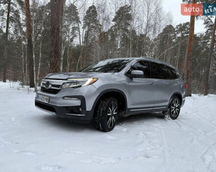 Серый Хонда Пилот, объемом двигателя 3.47 л и пробегом 92 тыс. км за 28500 $, фото 1 на Automoto.ua