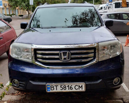 Синий Хонда Пилот, объемом двигателя 3.47 л и пробегом 104 тыс. км за 16999 $, фото 1 на Automoto.ua