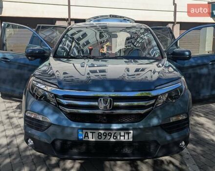 Синий Хонда Пилот, объемом двигателя 3.47 л и пробегом 155 тыс. км за 18990 $, фото 10 на Automoto.ua