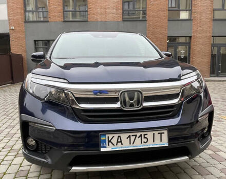 Синий Хонда Пилот, объемом двигателя 3.47 л и пробегом 134 тыс. км за 22500 $, фото 2 на Automoto.ua