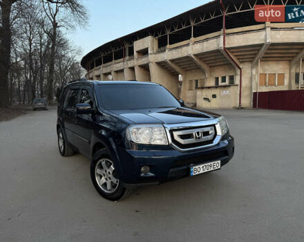Синий Хонда Пилот, объемом двигателя 3.47 л и пробегом 190 тыс. км за 11000 $, фото 1 на Automoto.ua