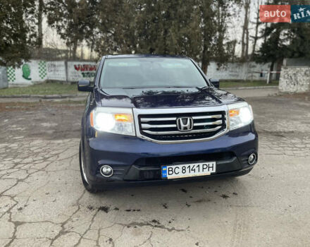 Синий Хонда Пилот, объемом двигателя 3.47 л и пробегом 189 тыс. км за 16500 $, фото 1 на Automoto.ua