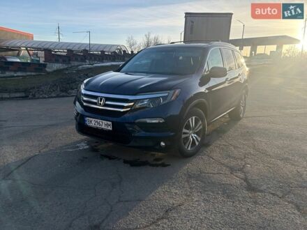 Синий Хонда Пилот, объемом двигателя 3.47 л и пробегом 200 тыс. км за 17000 $, фото 1 на Automoto.ua
