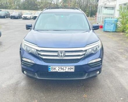 Синий Хонда Пилот, объемом двигателя 3.47 л и пробегом 200 тыс. км за 17500 $, фото 1 на Automoto.ua