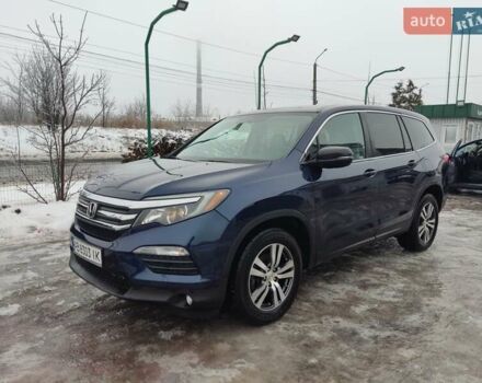 Синий Хонда Пилот, объемом двигателя 3.47 л и пробегом 111 тыс. км за 16500 $, фото 1 на Automoto.ua