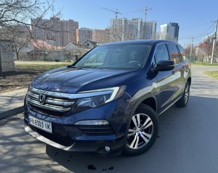 Синий Хонда Пилот, объемом двигателя 3.5 л и пробегом 111 тыс. км за 17500 $, фото 1 на Automoto.ua