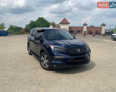 Синий Хонда Пилот, объемом двигателя 3.47 л и пробегом 128 тыс. км за 20500 $, фото 1 на Automoto.ua