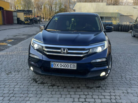 Синий Хонда Пилот, объемом двигателя 3.5 л и пробегом 135 тыс. км за 25900 $, фото 1 на Automoto.ua