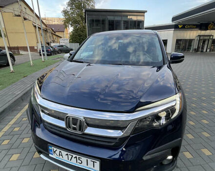 Синий Хонда Пилот, объемом двигателя 3.47 л и пробегом 133 тыс. км за 20450 $, фото 1 на Automoto.ua
