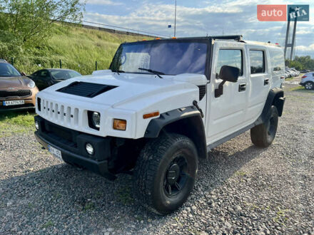 Хаммер Н2 2003 в Киеве на Automoto.ua Белый Хаммер Н2, объемом двигателя 5.97 л и пробегом 120 тыс. км за 14600 $, фото 1 на Automoto.ua