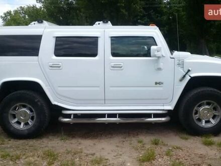 Белый Хаммер Н2, объемом двигателя 5.97 л и пробегом 80 тыс. км за 37000 $, фото 1 на Automoto.ua